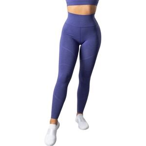 Alphalete OG Revival High Rise Leggings Comet Purple Heather S High Compression